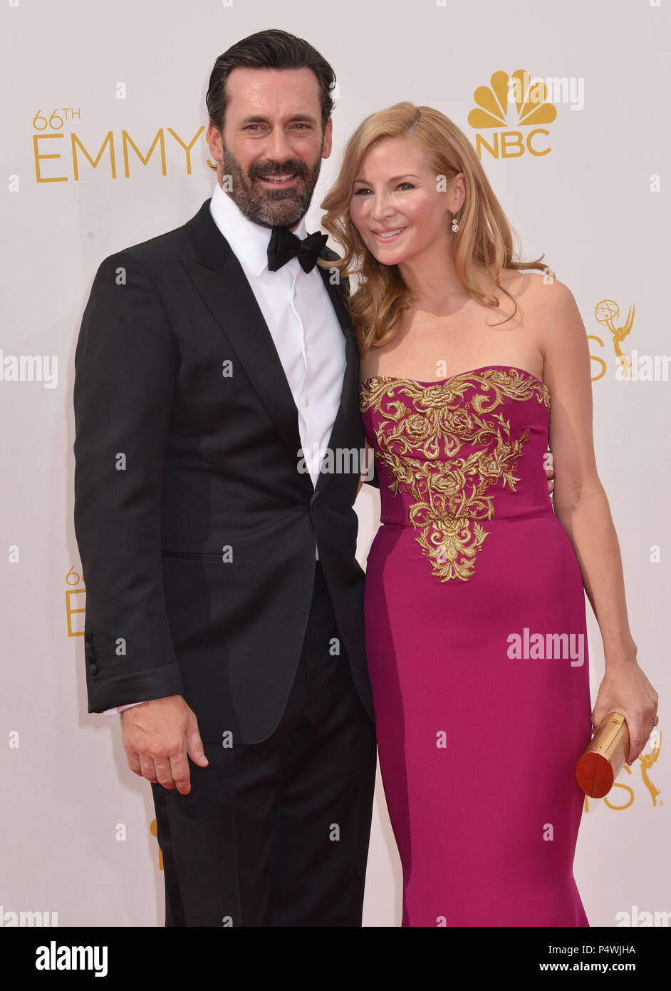 Jennifer Westfeldt, Jon Hamm 236 at the 66th Emmy Awards 2014 at ...