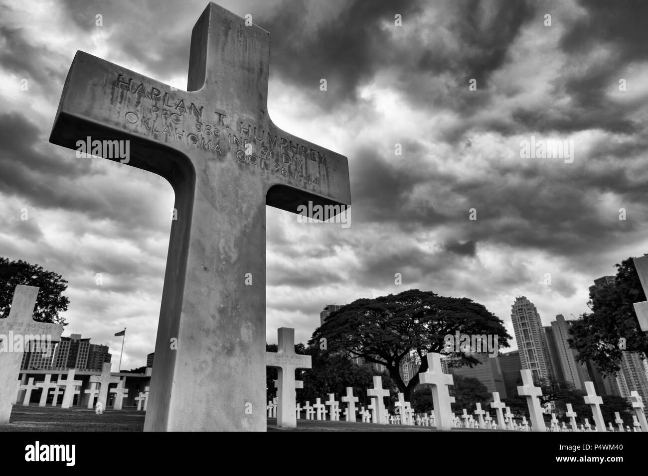 American Cemetery and Memorial, Manila, Philippines Stock Photo