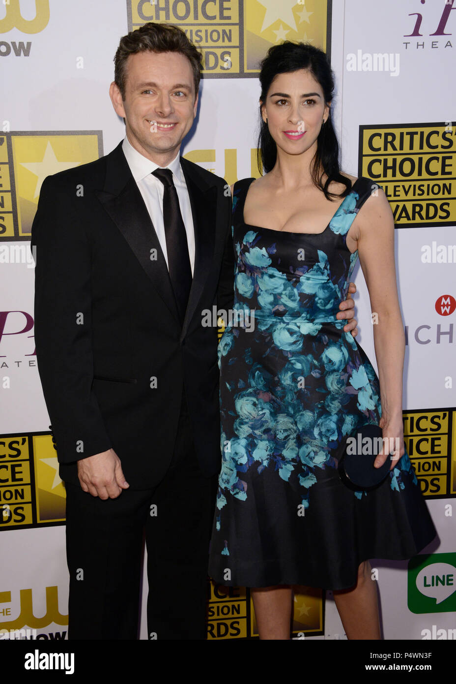 Michael Sheen and Sarah Silverman 181 at the Critics' Choice Television ...