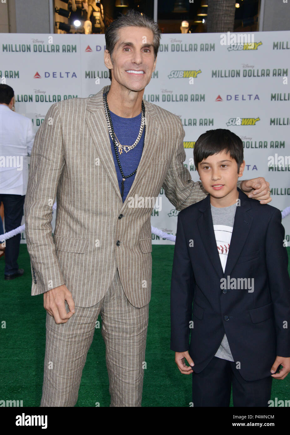 Perry Farrell, Hezron Wolfgang Farrell at the Million Dollar Arm