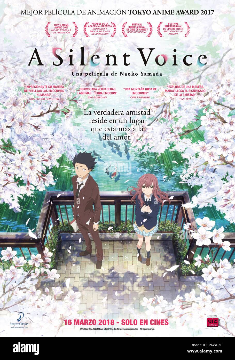 Original Film Title: KOE NO KATACHI. English Title: A SILENT VOICE 