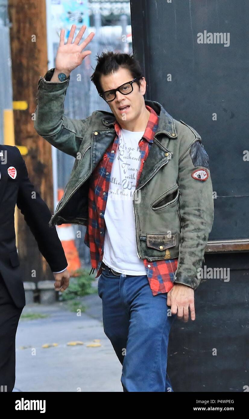 Celebrities at the Jimmy Kimmel Live! studios  Featuring: Johnny Knoxville Where: Hollywood, California, United States When: 22 May 2018 Credit: WENN.com Stock Photo