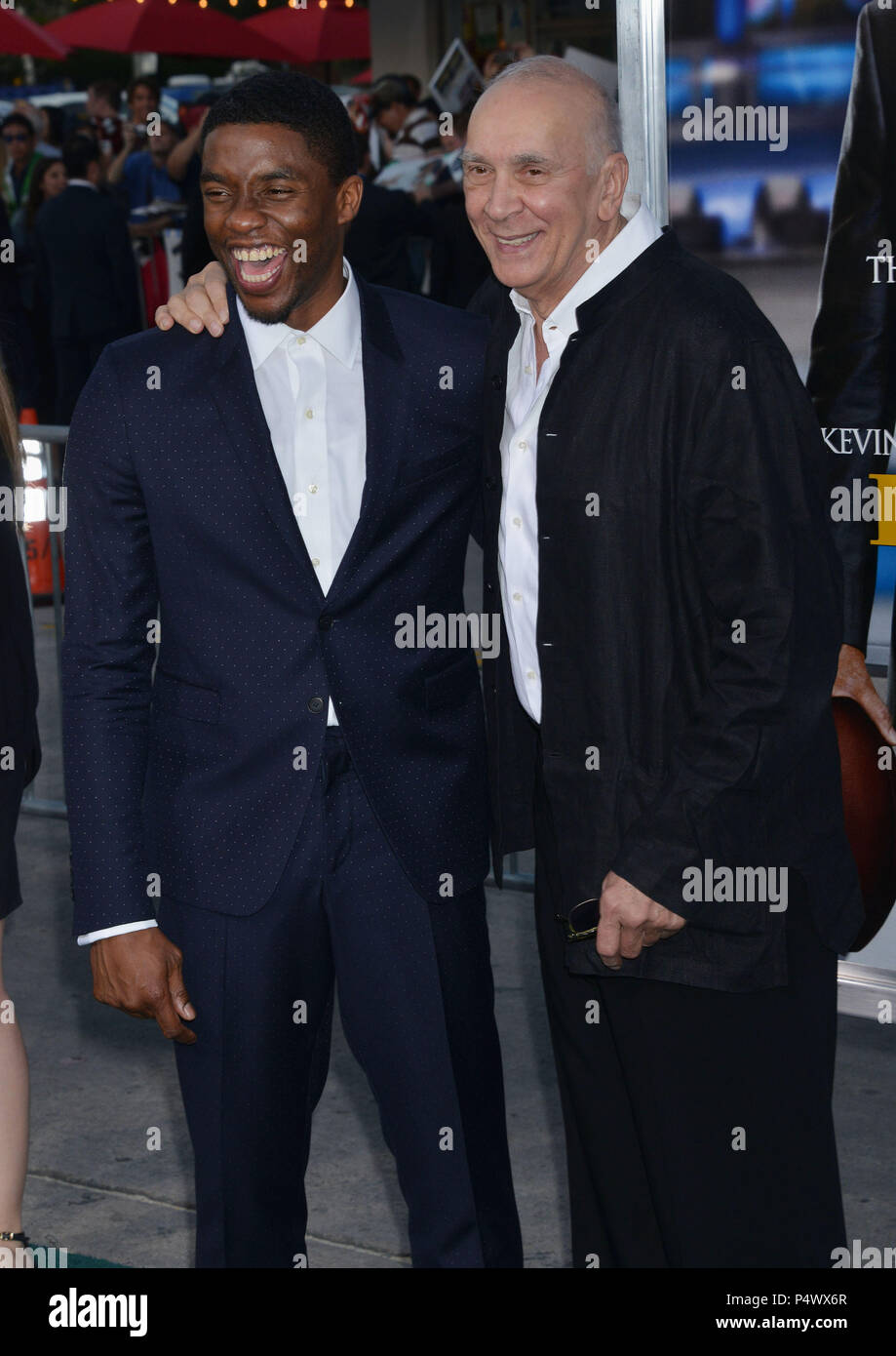 Frank Langella And Chadwick Boseman At The Draft Day Premiere At The Westwood Village Theatre In Los Angelesfrank Langella And Chadwick Boseman 130 Event In Hollywood Life - California Red Carpet Event