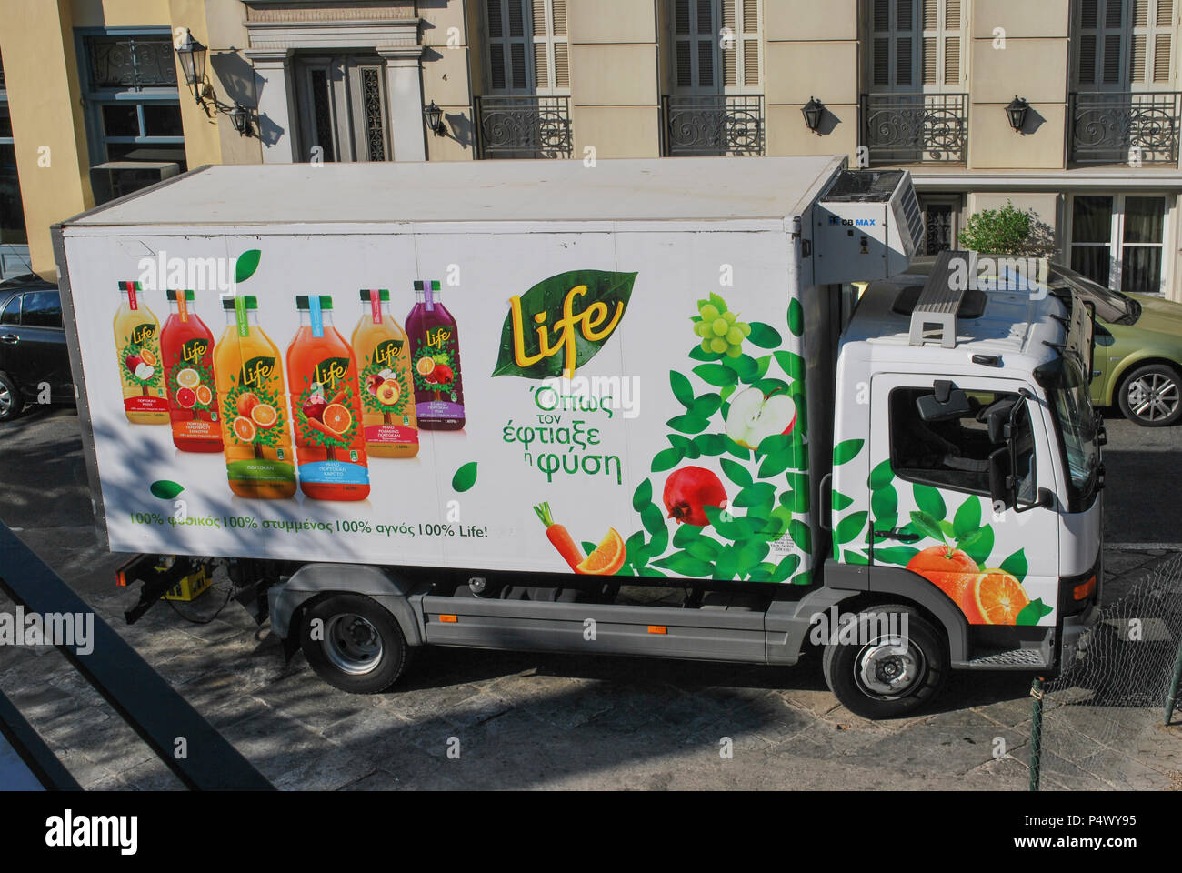juice truck Stock Photo Alamy