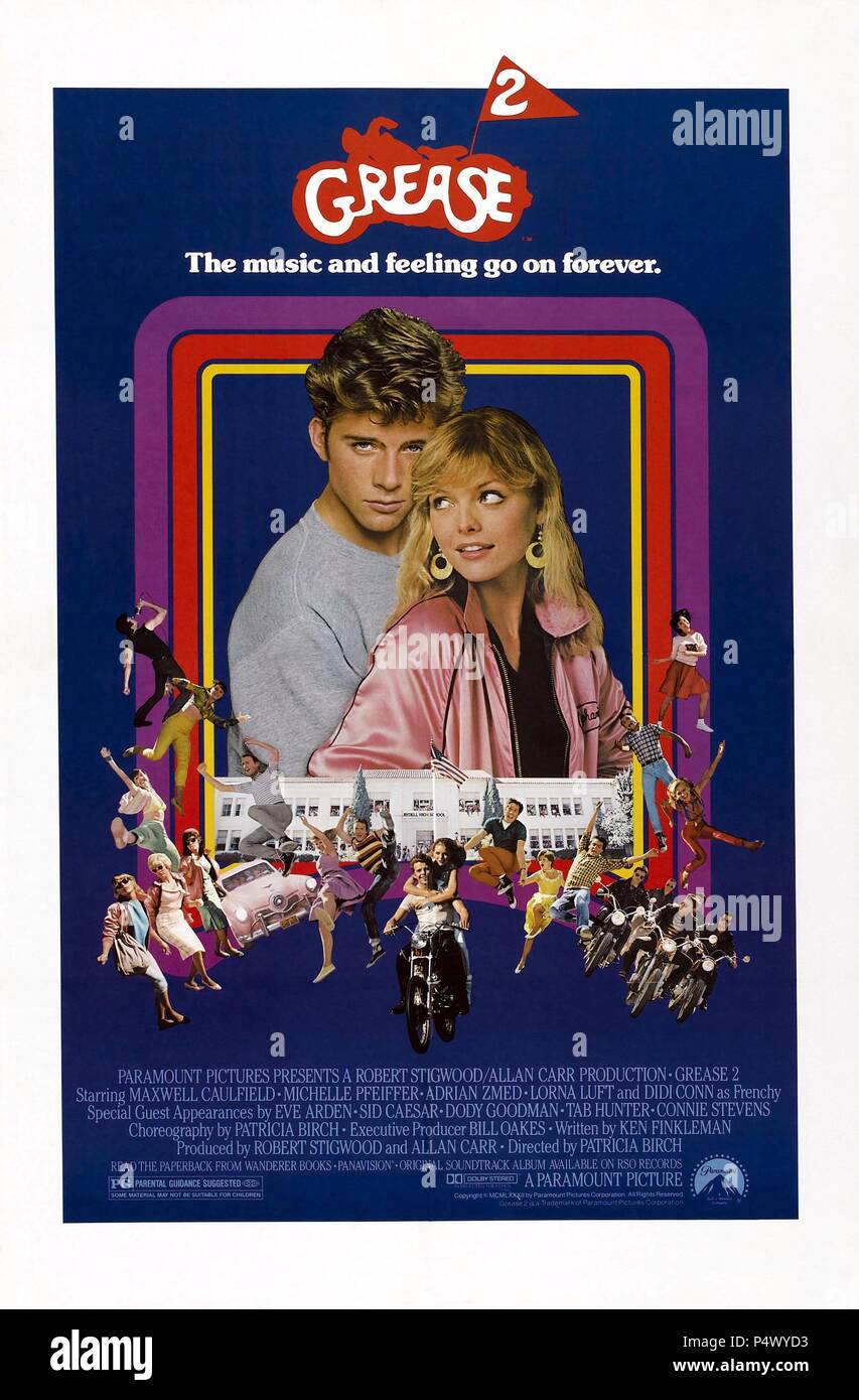 Original Film Title: GREASE II.  English Title: GREASE II.  Film Director: PATRICIA BIRCH.  Year: 1982. Credit: PARAMOUNT PICTURES / Album Stock Photo
