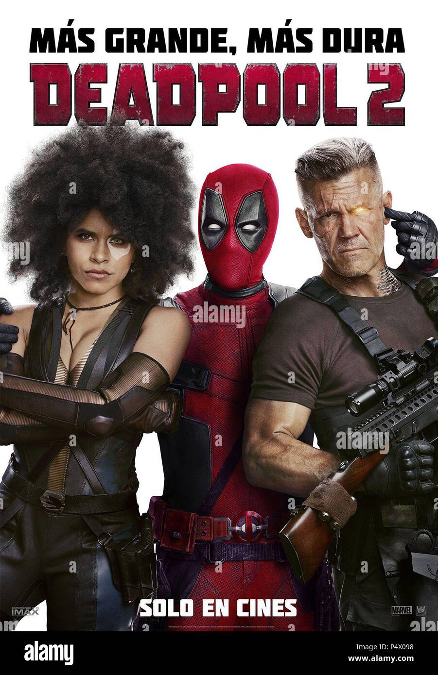 Original Film Title: DEADPOOL 2. English Title: DEADPOOL 2. Film Director:  DAVID LEITCH. Year: 2018. Stars: RYAN REYNOLDS; JOSH BROLIN; ZAZIE BEETZ.  Credit: Marvel Entertainment/Twentieth Century Fox / Album Stock Photo -  Alamy