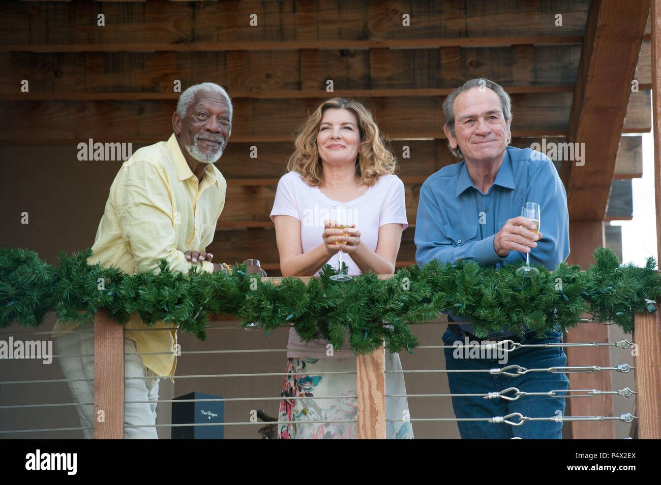 Original Film Title: JUST GETTING STARTED. English Title: JUST GETTING  STARTED. Film Director: RON SHELTON. Year: 2017. Stars: MORGAN FREEMAN; TOMMY  LEE JONES; RENE RUSSO. Credit: BROAD GREEN PICTURES/ENDURANCE  MEDIA/ENTERTAINMENT ONE /