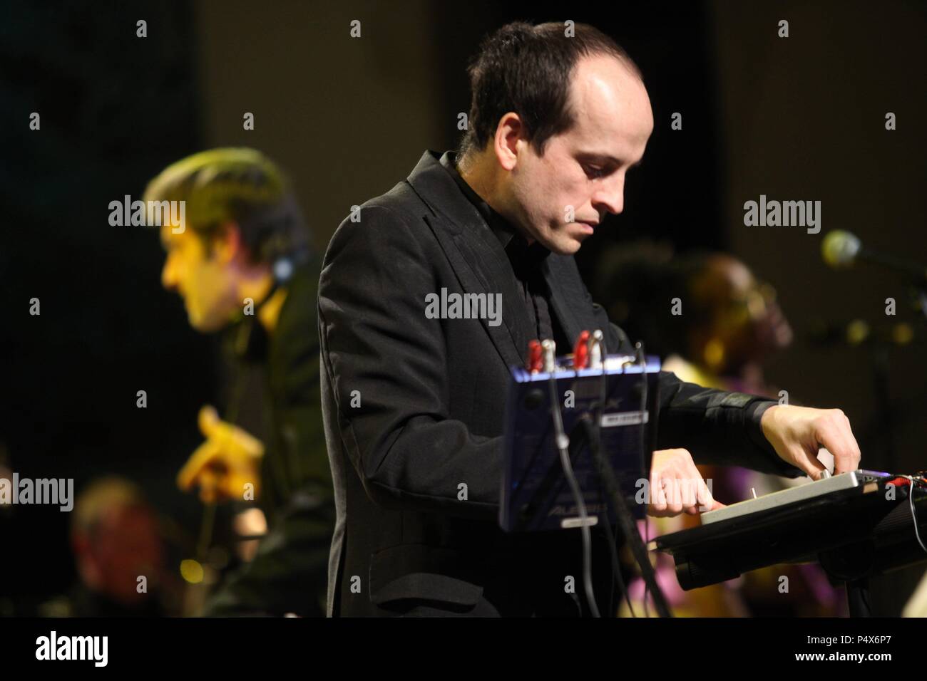 Mathew Herbert al Palau de la Música Catalana durante el XI Festival Mil.lenni. Stock Photo