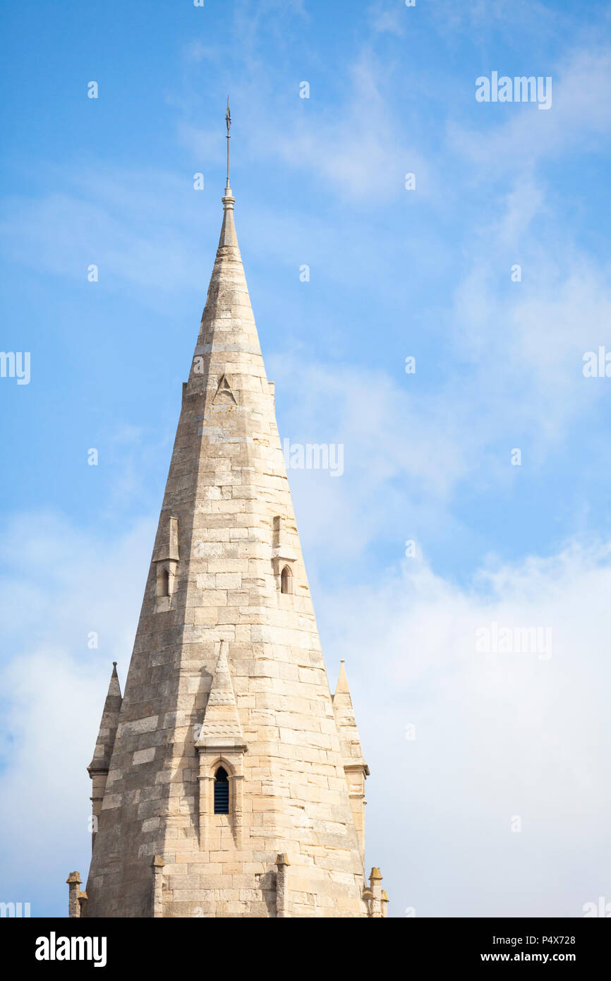 Spire of hastings, east sussex, uk Stock Photo