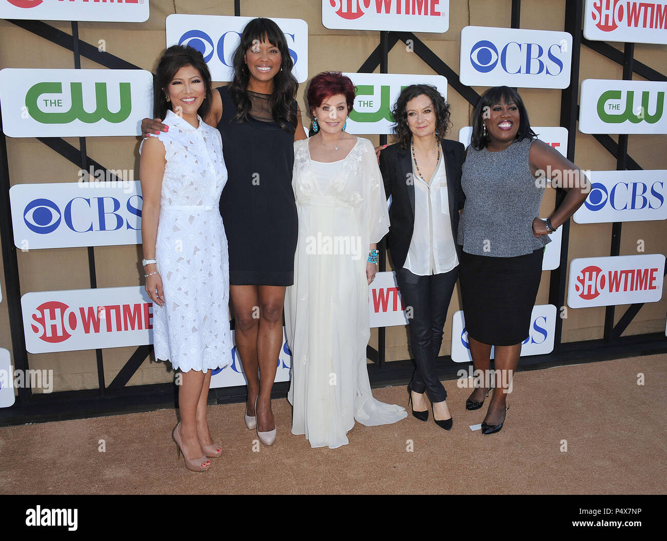 Julie chen aisha tyler sharon osbourne sara gilbert the talk