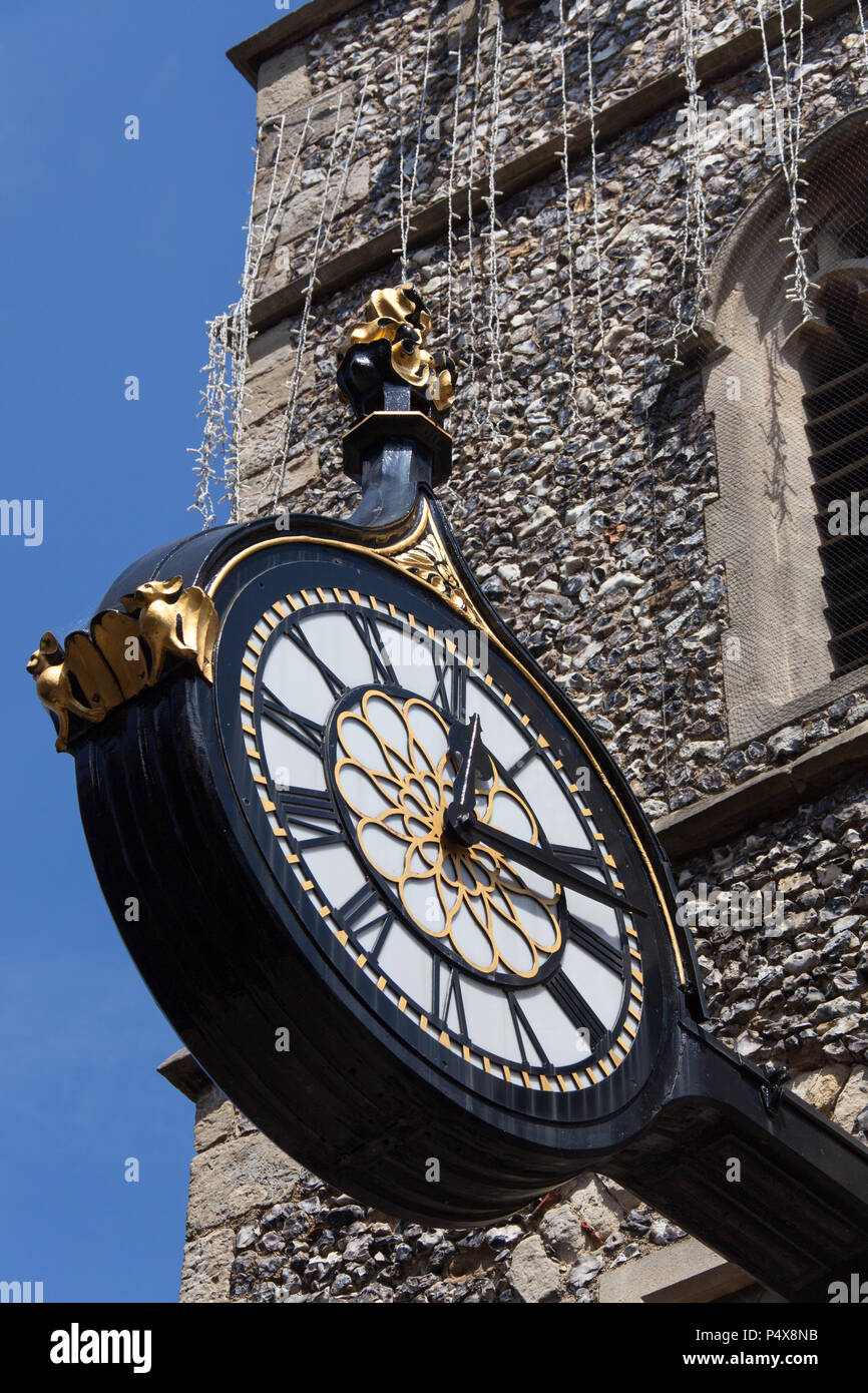 Canterbury St Georges Clock Tower Stock Photos & Canterbury St Georges ...