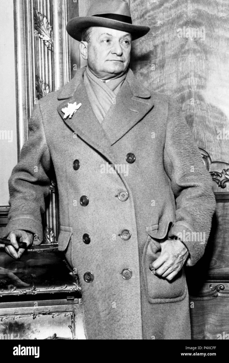 El productor teatral estadounidense Florenz Ziegfeld Stock Photo Alamy