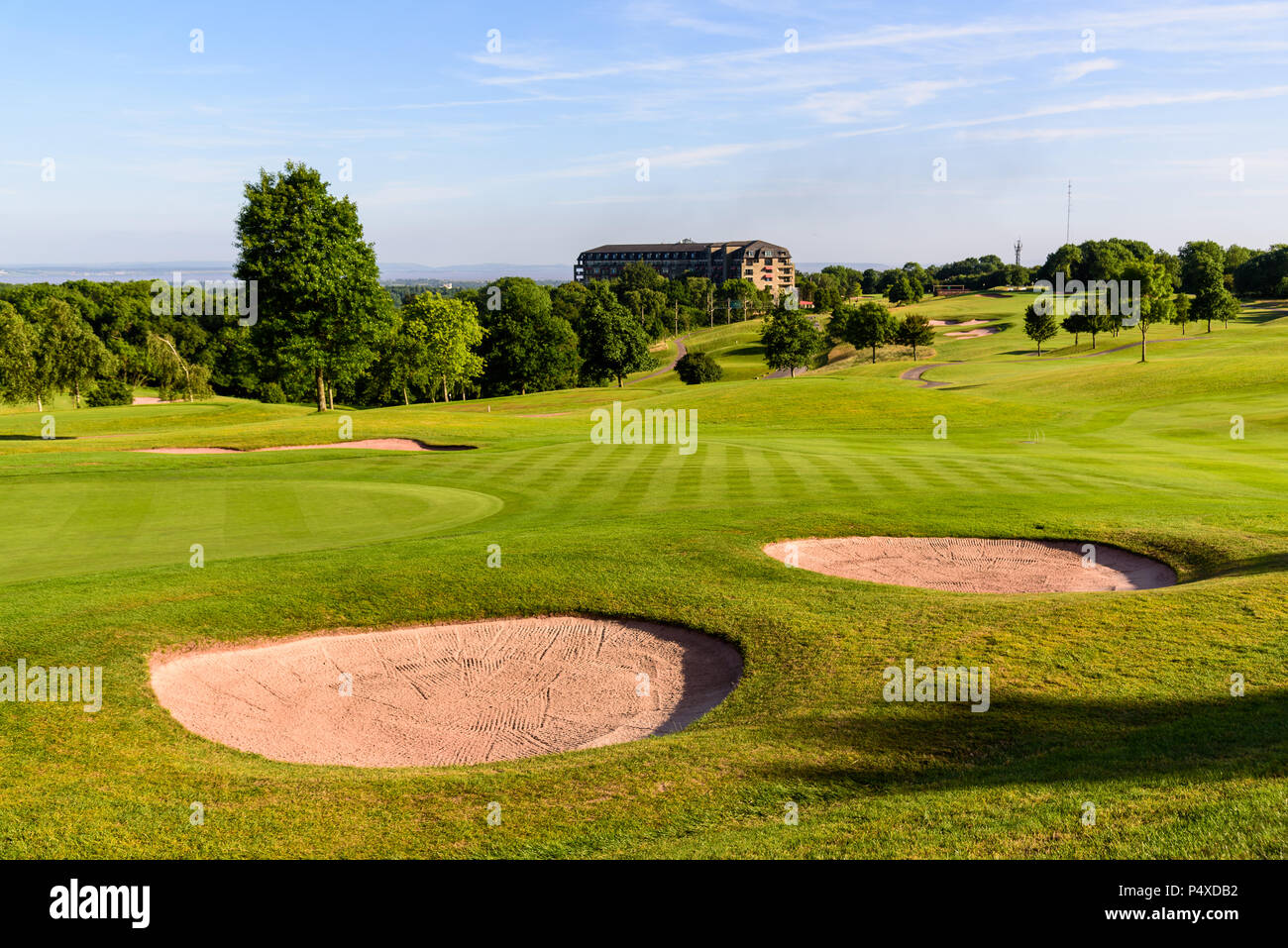 Newport, Wales, UK, June 22, 2018: The Celtic Manor Golf and Hotel Resort Complex near Newport in Wales UK Stock Photo