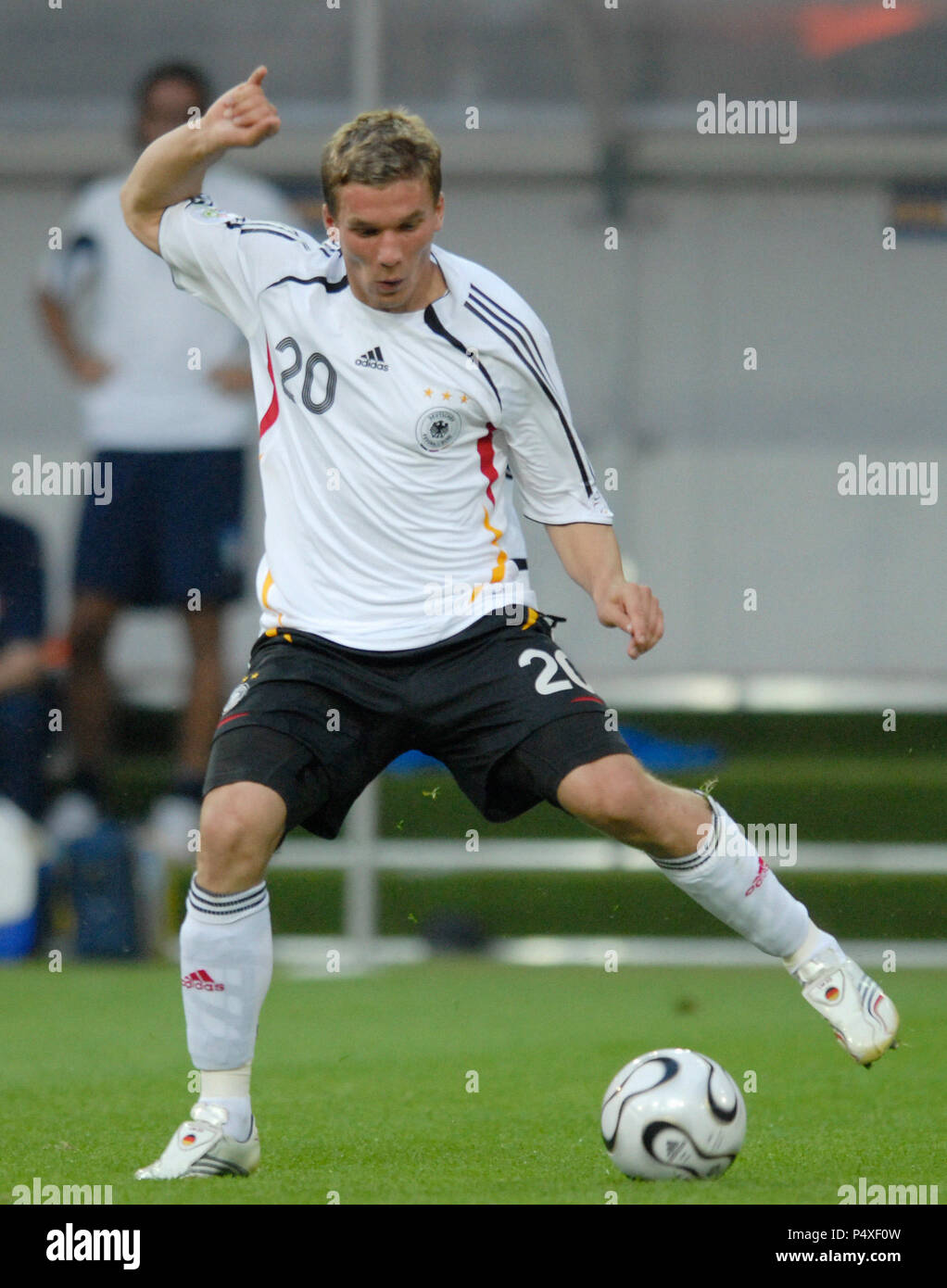 Football Westfalenstadion Dortmund Germany 4 7 2006 Fifa World Cup Germany 2006 Semi Final Germany Vs Italy 0 2 Lukas Podolski Ger Stock Photo Alamy