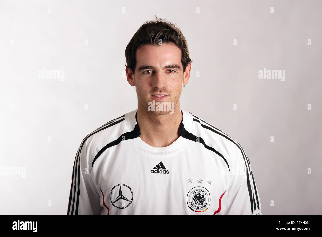 DÃ¿sseldorf Germany 31 01 2006 Team Photo And Individual Portraits German National Football Team For Fifa World Cup 2006 Germany Christoph Metzelder Stock Photo Alamy