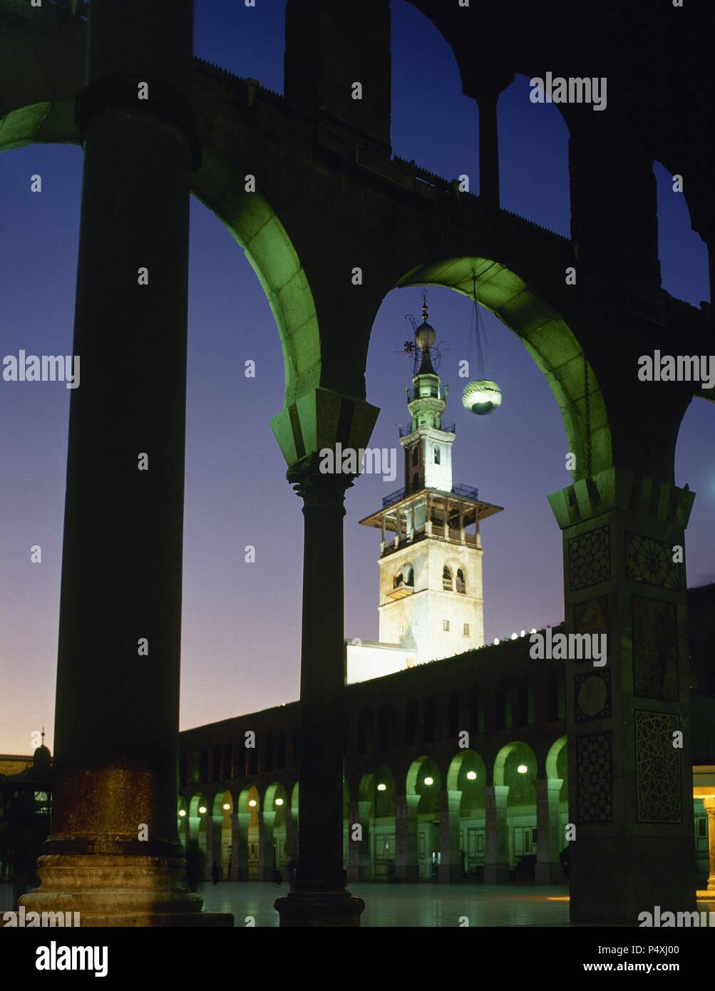 Syria. Damascus. Umayyad Mosque or Great Mosque of Damascus. Built in