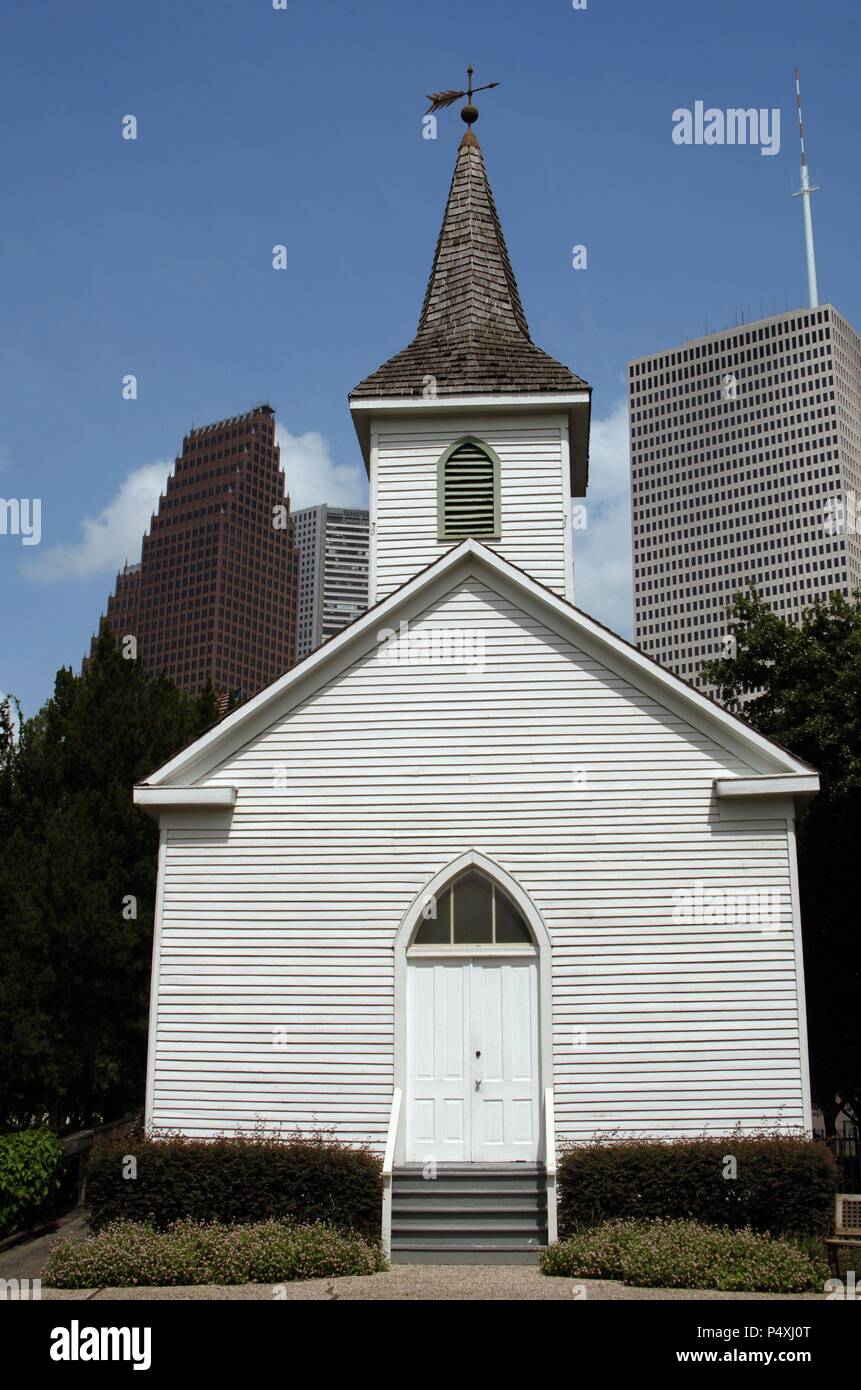 ESTADOS UNIDOS. HOUSTON. Vista de ST. JOHN'S CHURCH (1891) (IGLESIA DE SAN JUAN) en el ESTADOS UNIDOS. HOUSTON. Vista de ST. JOHN'S CHURCH (1891) (IGLESIA DE SAN JUAN) en el