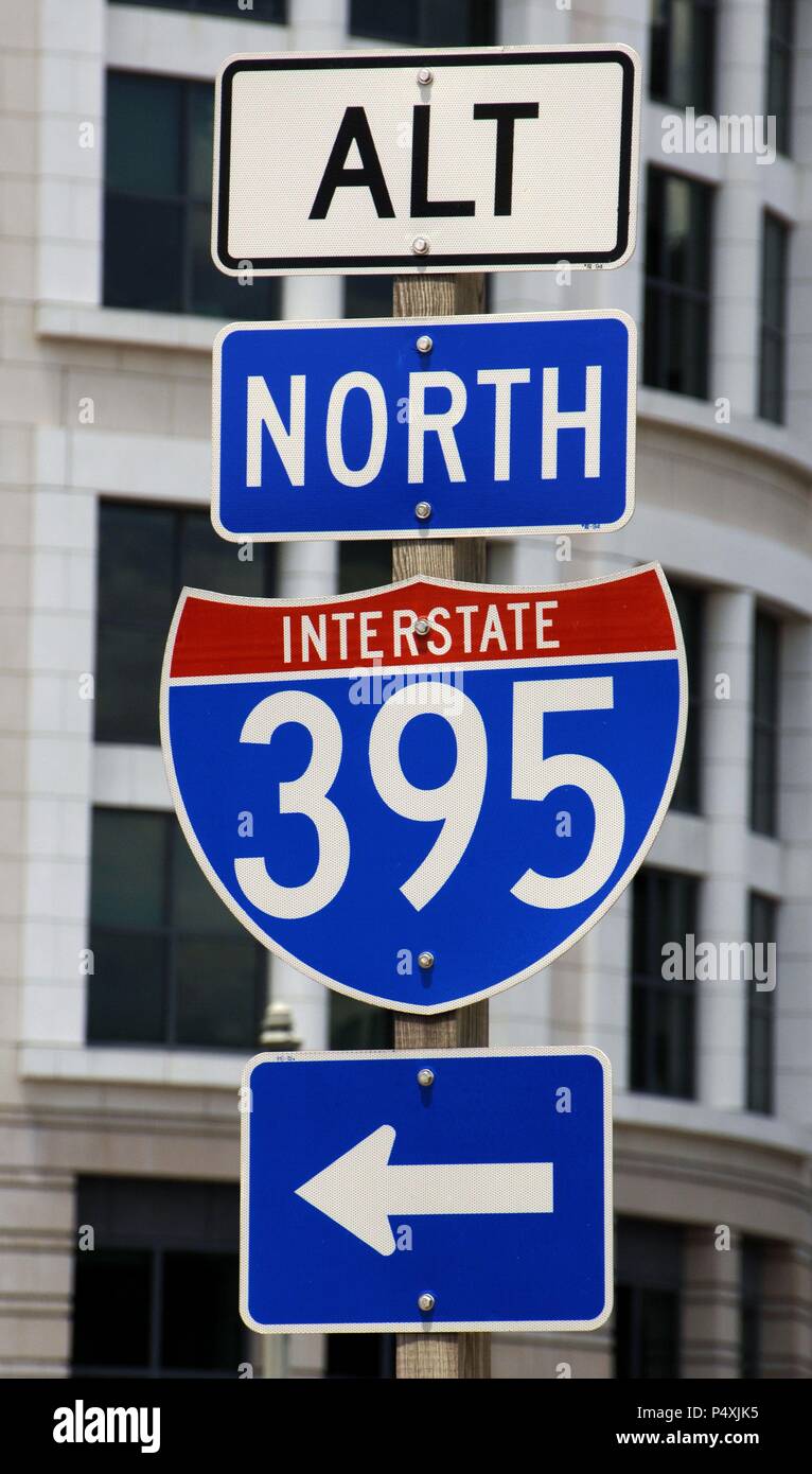 Traffic signs. Washington D.C. United States Stock Photo Alamy