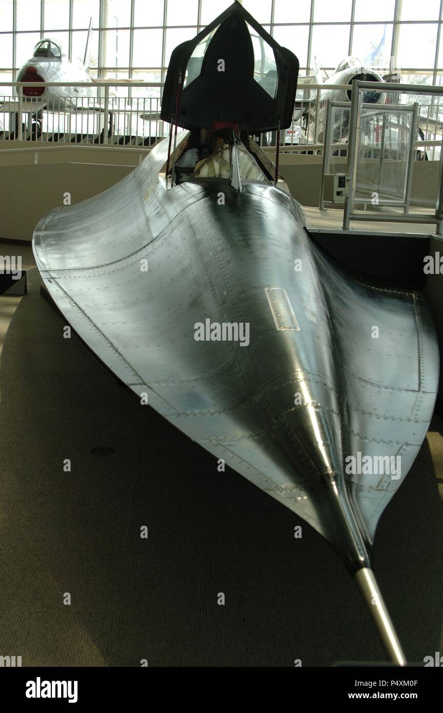 LOCKHEED SR-71A, con una velocidad tres veces la del sonido. Museo del Vuelo. Seattle. Estado de Washington. Estados Unidos. Stock Photo
