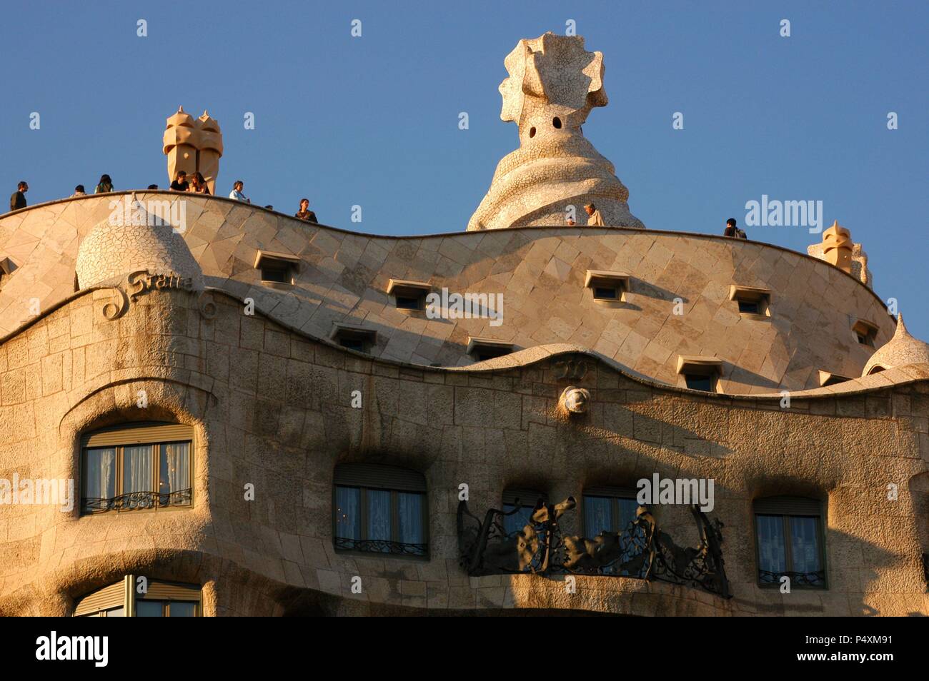 Spain. Barcelona. Mila House (The Quarry). 19051910. Built by Antoni