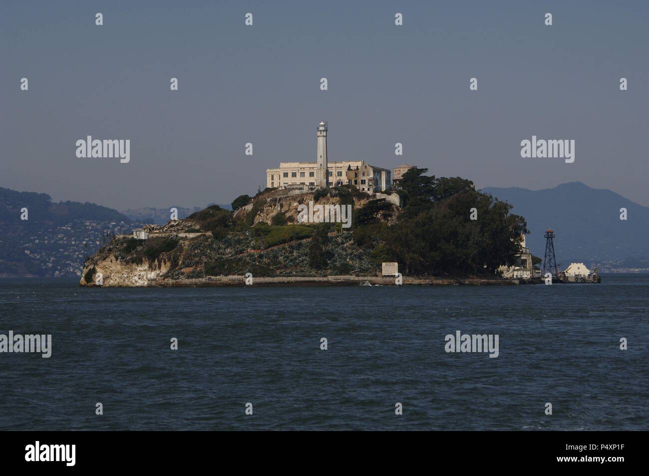 PRISION de la ISLA DE ALCATRAZ. San Francisco. Estado de California. Estados Unidos. Stock Photo