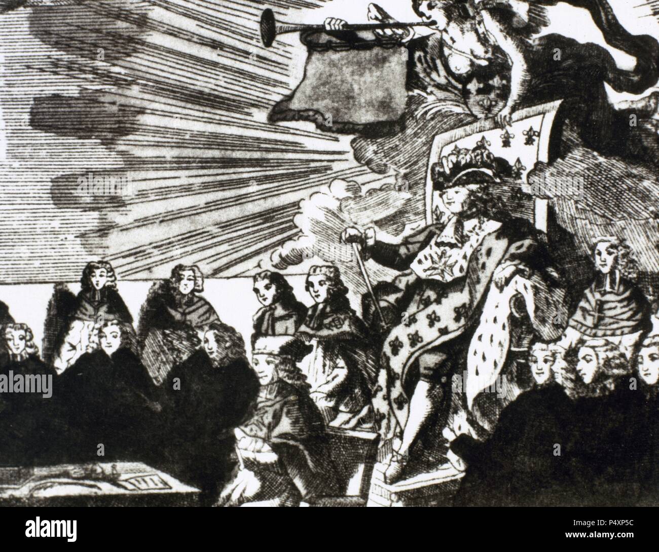 French history. Session of the Assembly of Notables on February 22