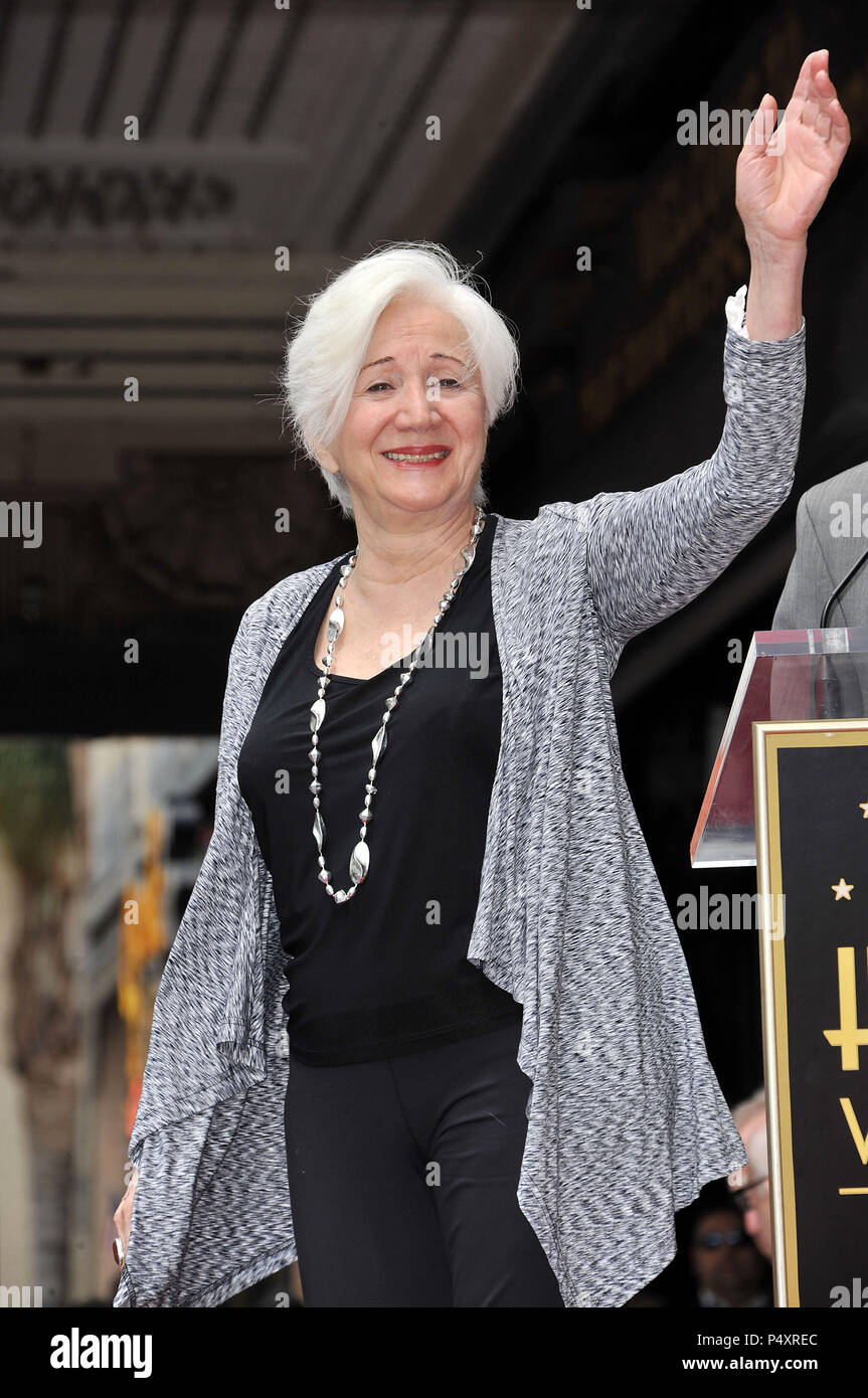 Olympia Dukakis honored with a Star on the Hollywood Walk of Fame in ...