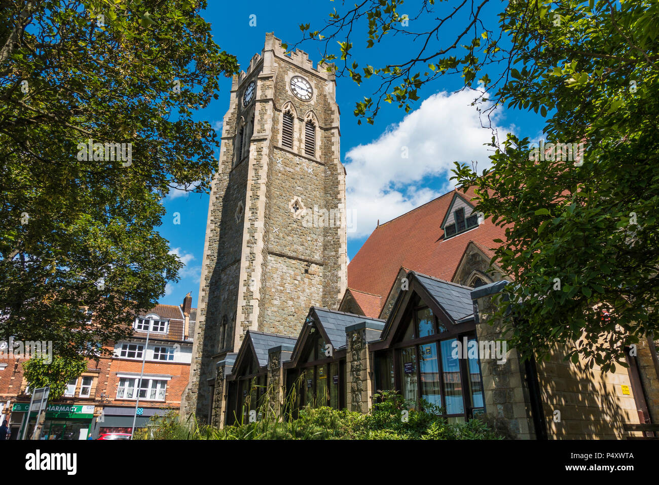 United Reform Church,Castle Hill Avenue,Folkestone,Kent Stock Photo Alamy