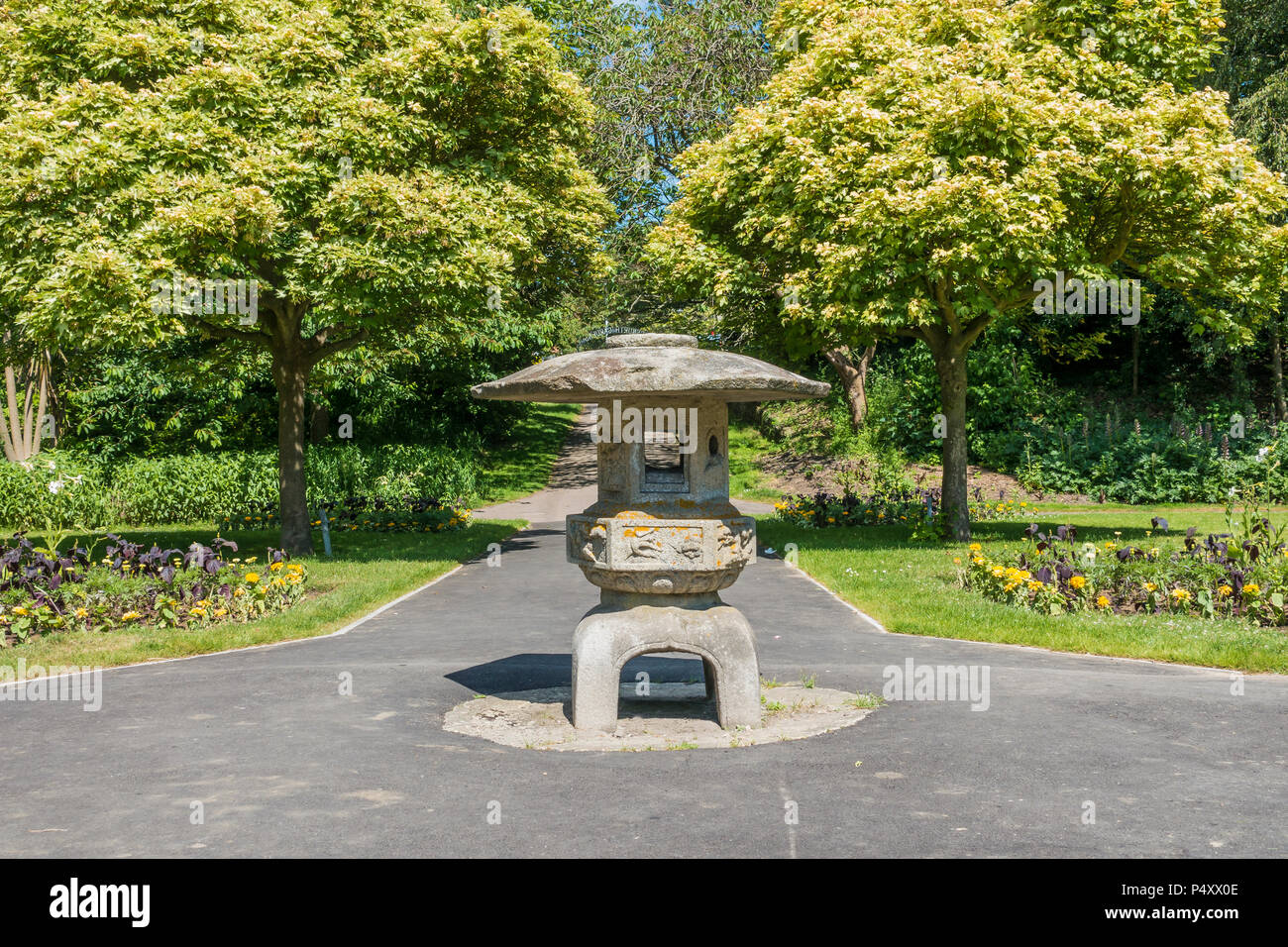 Kingsnorth Gardens,Shornecliff Road,Folkestone,Kent,England Stock Photo