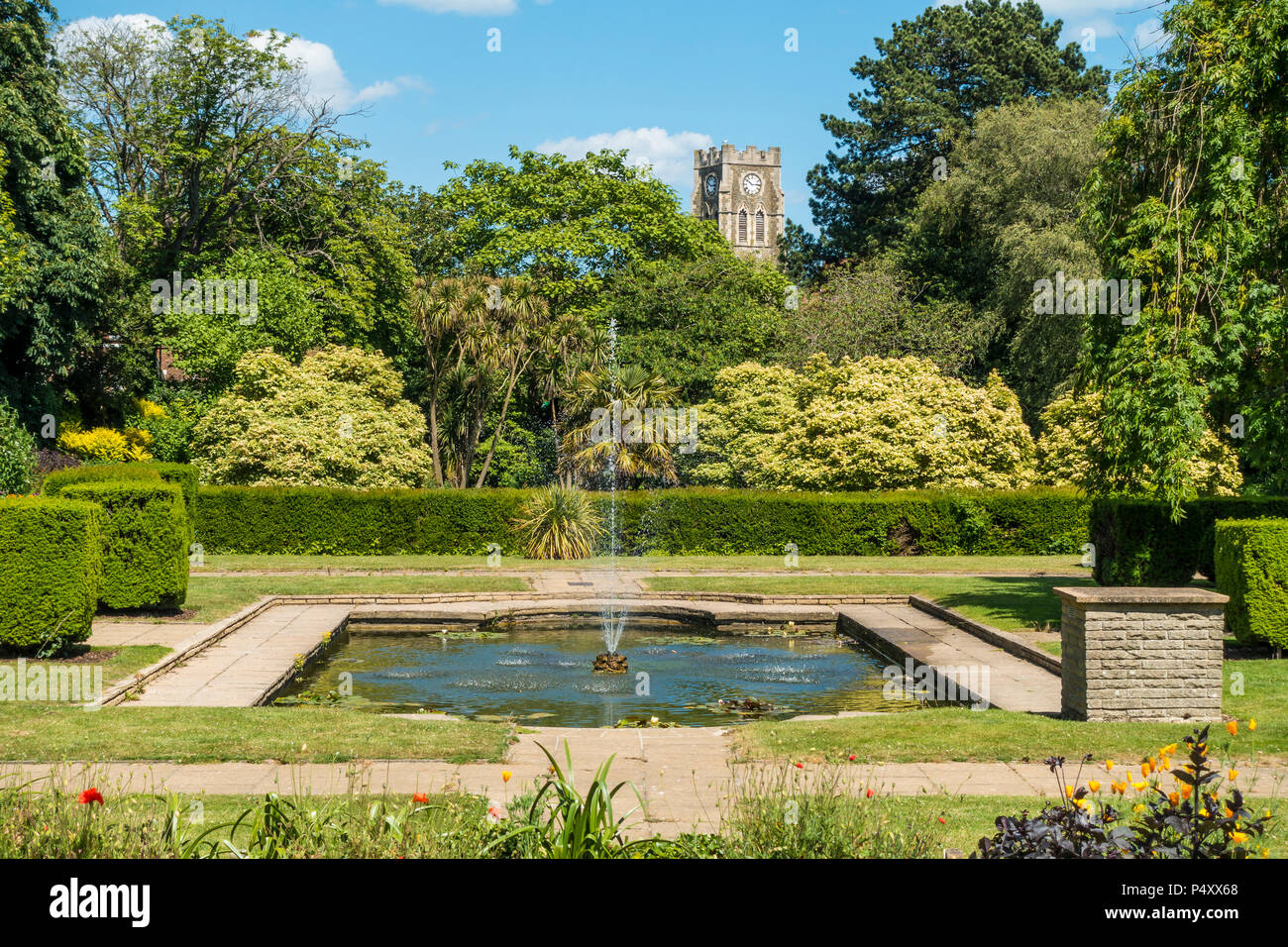 Kingsnorth Gardens,Shornecliff Road,Folkestone,Kent,England Stock Photo