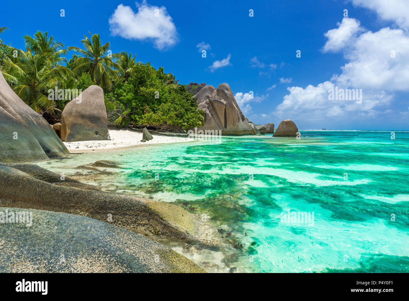 anse-source-d-argent-beach-on-island-la-digue-in-seychelles-stock