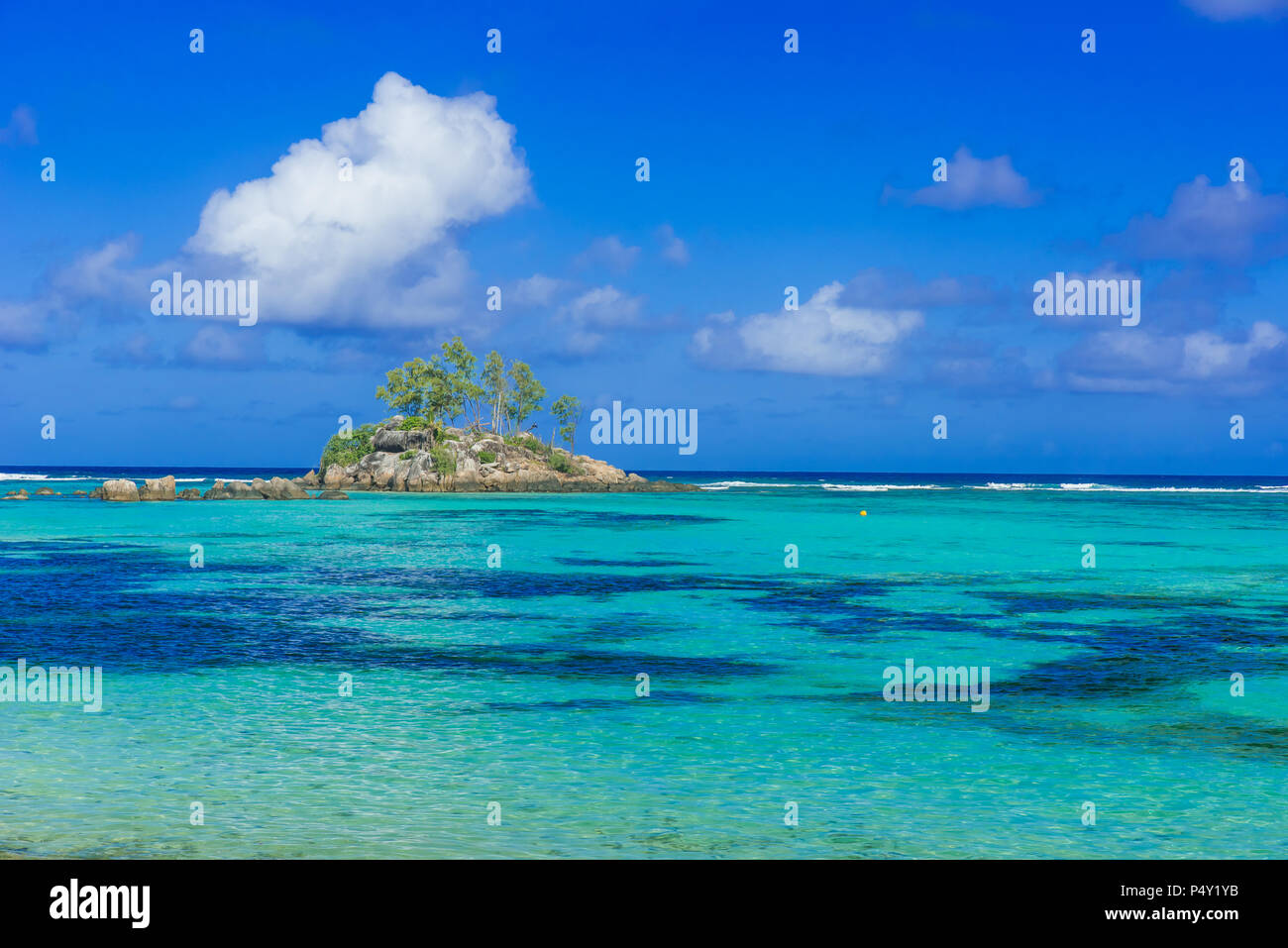 Beautiful beach Anse aux Pins Mahe, Seychelles Stock Photo Alamy