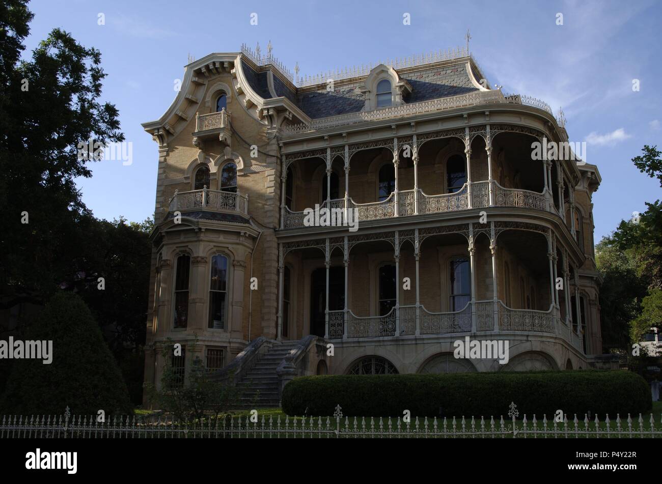 JOHN BREMOND HOUSE (1886). Una de las CASAS del DISTRITO HISTORICO DE BREMOND BLOCK, erigidas entre 1850 y 1910. Situado en el centro de la ciudad. AUSTIN. Estado de Texas. Estados Unidos. Stock Photo