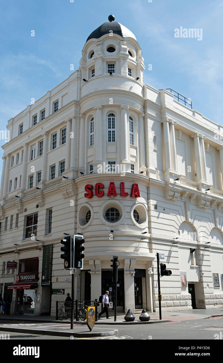 Scala, a former cinema turned nightclub and live music venue in Pentonville  Road, London, England, near King's Cross railway station Stock Photo - Alamy