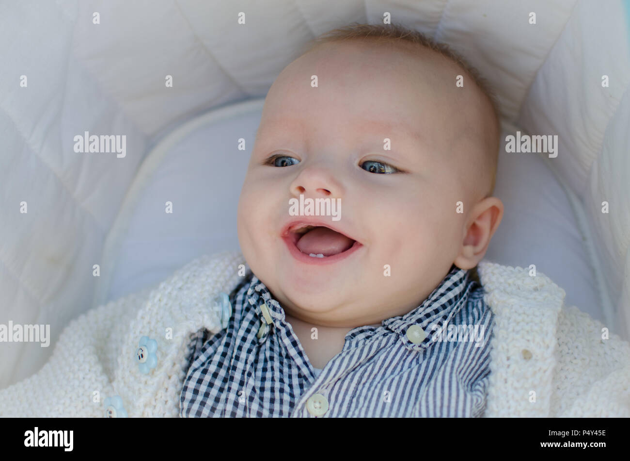 cute baby boy with dimples