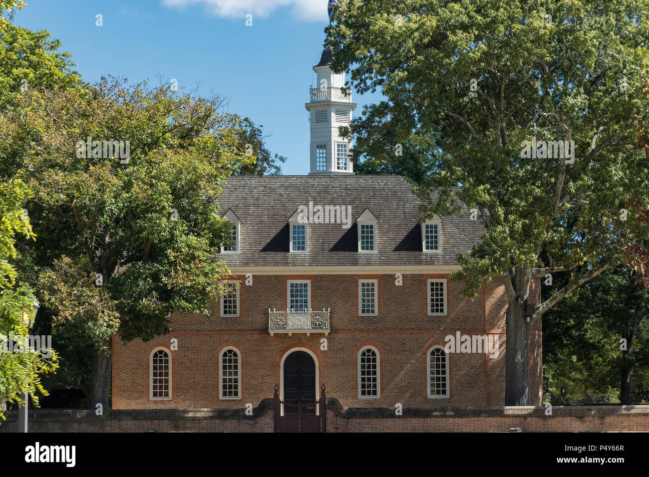 Williamsburg Colonial Capital Stock Photo - Alamy