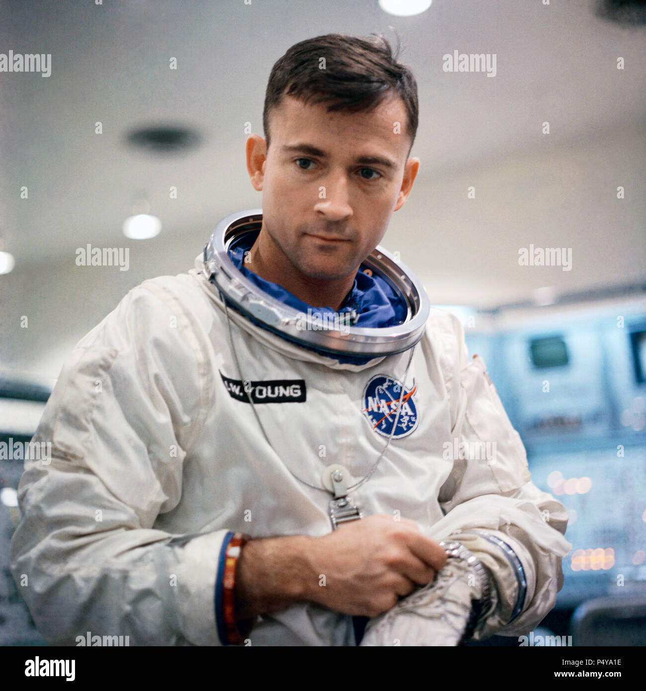 (8 March 1965) --- Astronaut John W. Young, the pilot of the Gemini ...