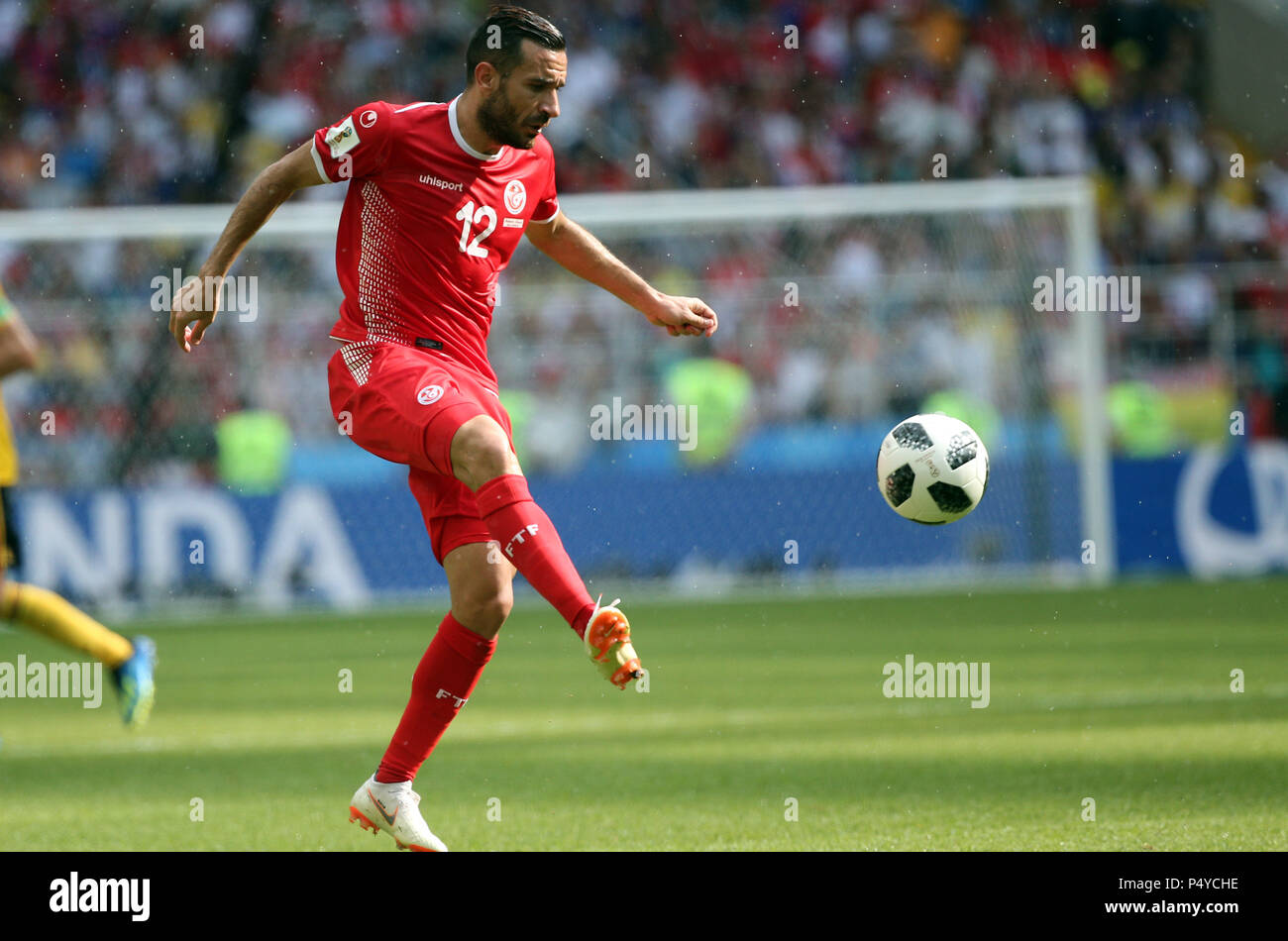 Moscow, Russian. 23rd June, 2018. 23.06.2018. Moscow, Russian:ALI MAALOUL in action during the Fifa World Cup Russia 2018, Group C, football match between BELGIUM V TUNISIA in SPARTAK STADIUM in Moscow Stadium Credit: Independent Photo Agency/Alamy Live News Stock Photo