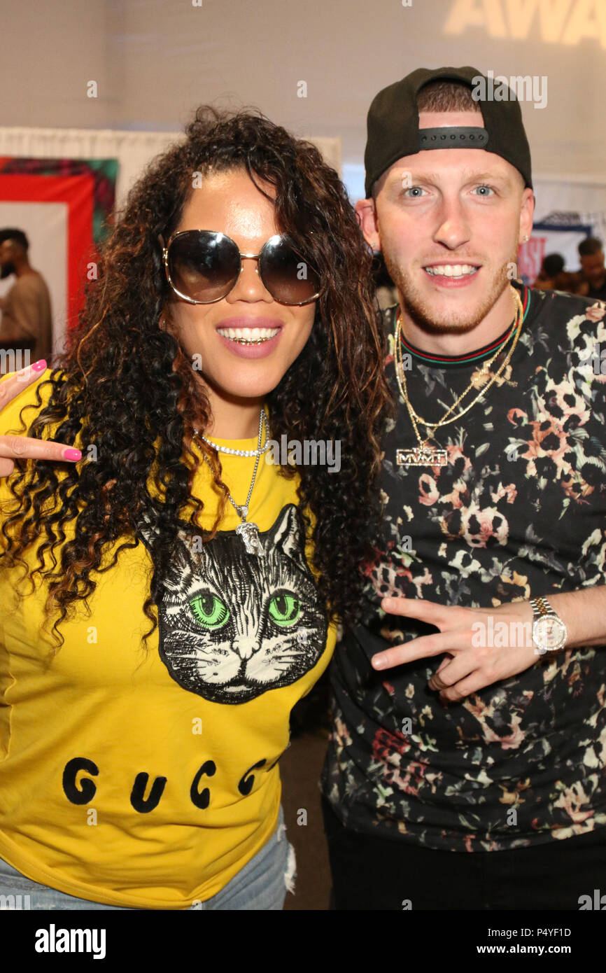 Los Angeles, Ca, USA. 22nd June, 2018. TT Torrez and DJ Drewski at the