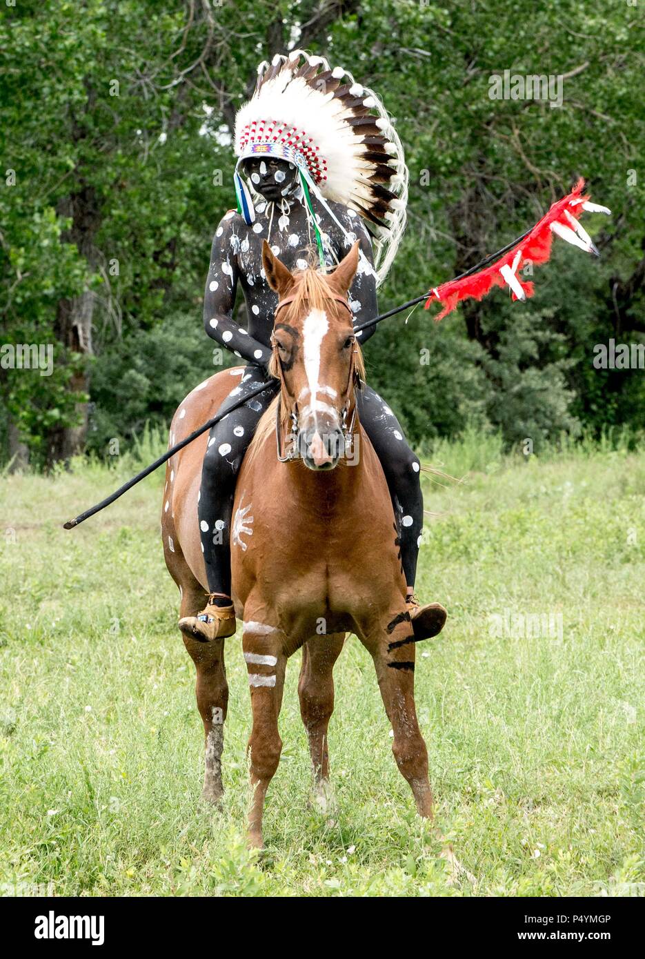 Little bighorn reenactment hi-res stock photography and images - Alamy