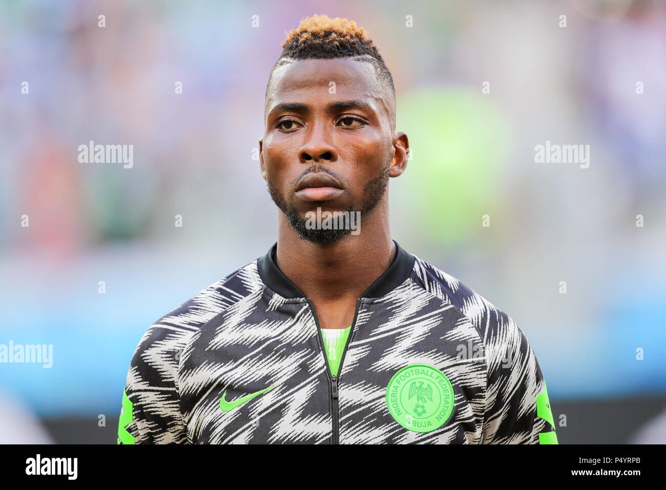 Volgograd Russia 22nd June 2018 Volgograd Russia June 22 2018 Nigeria S Kelechi Iheanacho Looks On Ahead