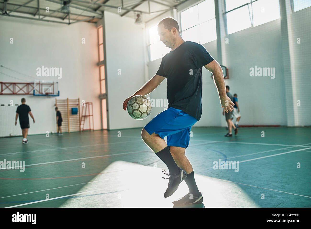 Indoor football pitch training hires stock photography and images Alamy