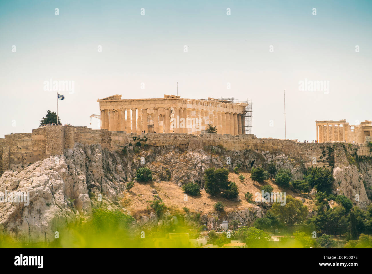 Greece, Athens, Acropolis Stock Photo