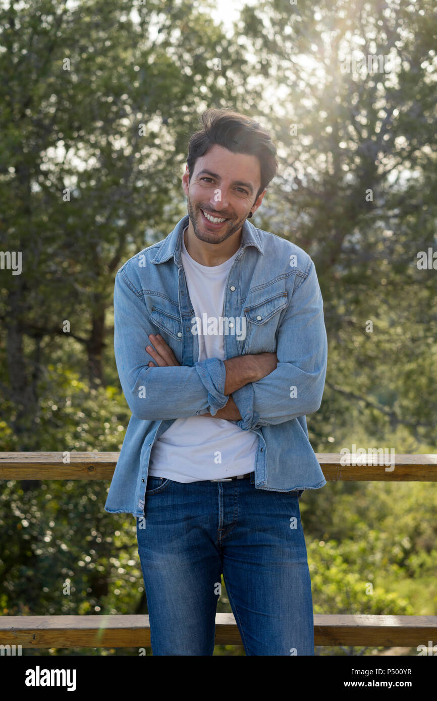 Smiling young man Stock Photo