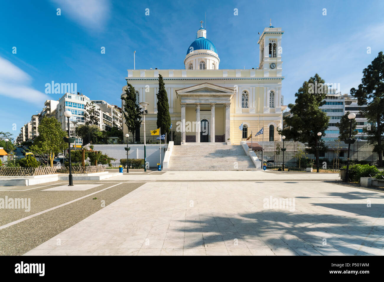 Greece, Piraeus, Orthodox church Stock Photo