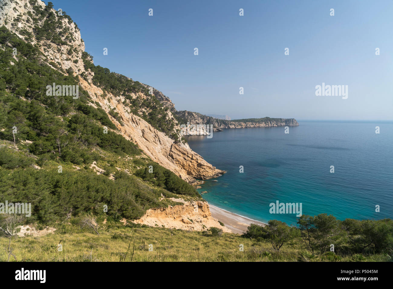 Spain, Balearic Islands, Victoria peninsula Stock Photo