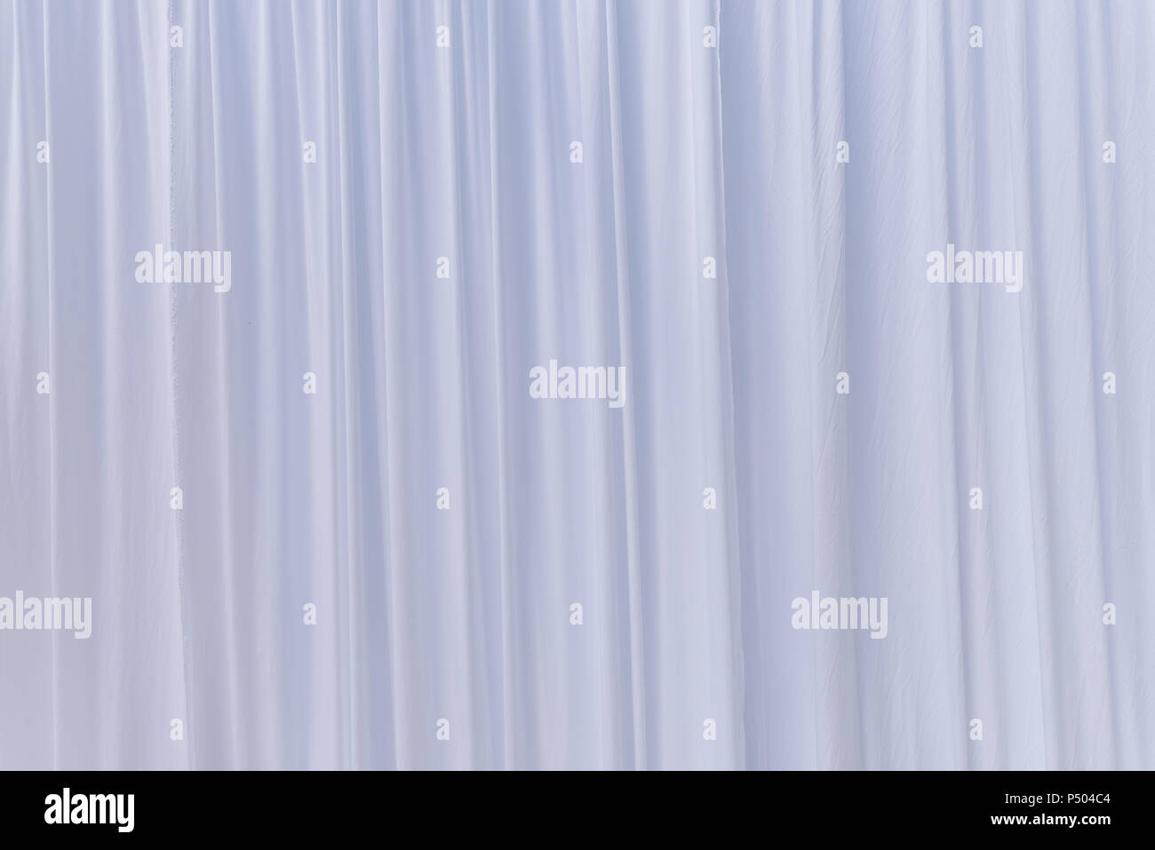 White curtain or drapes background Stock Photo - Alamy
