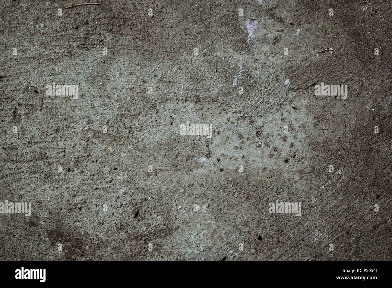 abstract simple background dark concrete with spots and cracks filter Stock Photo