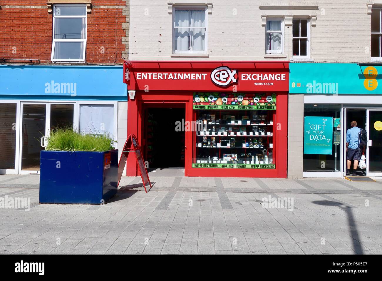 Felixstowe, Suffolk on a bright summer morning, June 2018