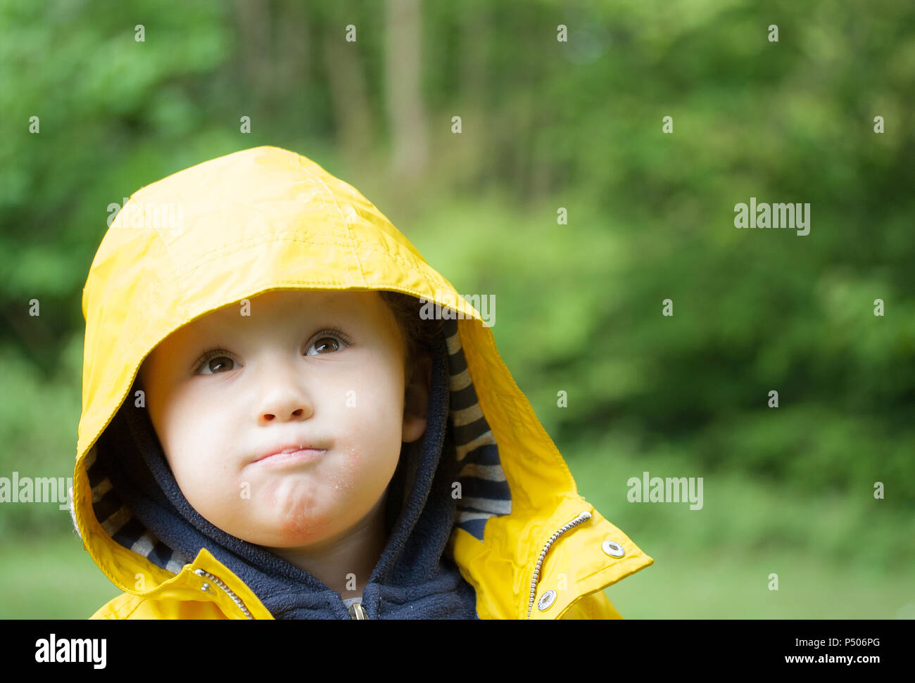 What shall we do when it's raining Stock Photo